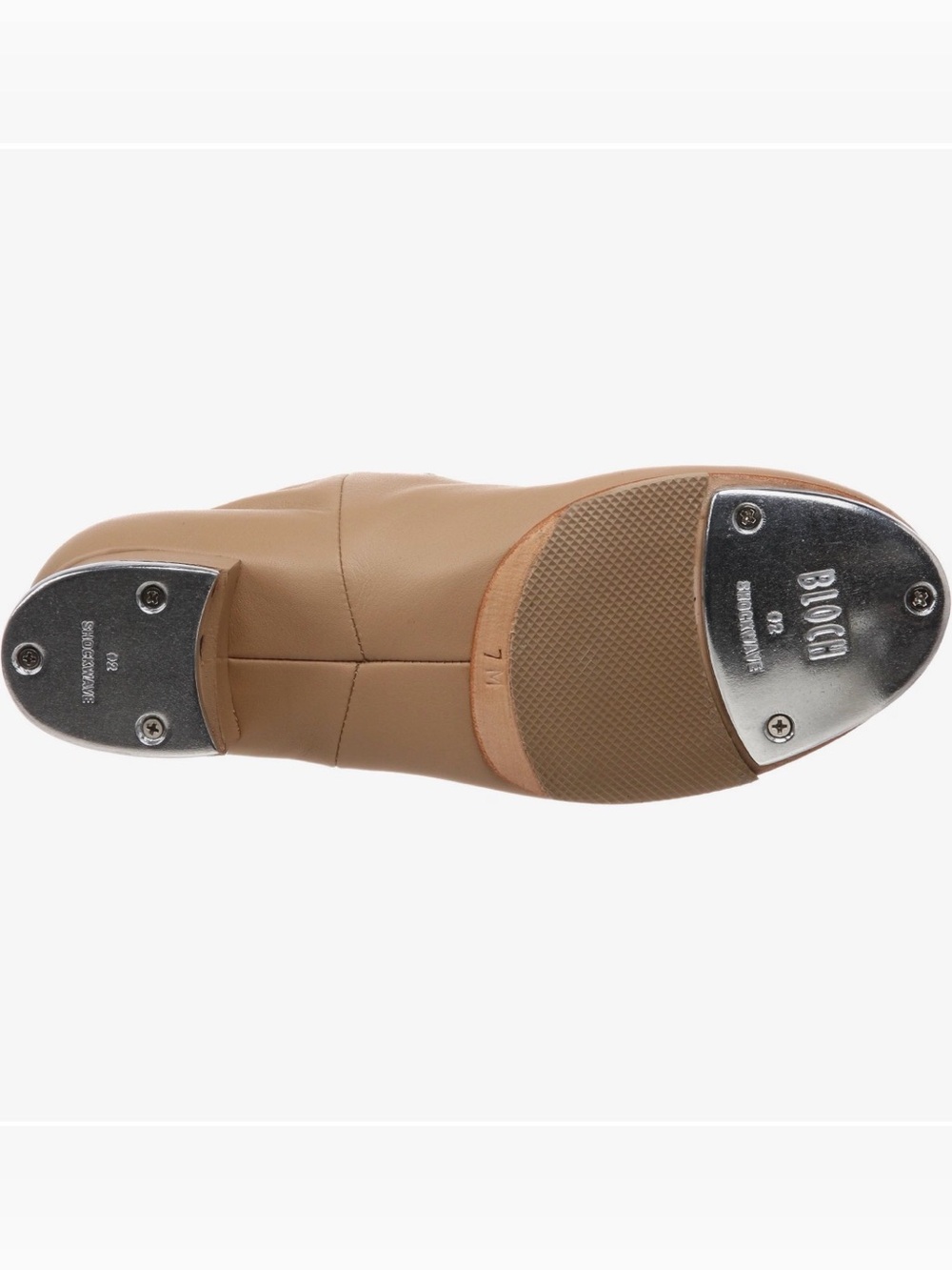 Bloch Girls Tan Leather tap shoes with split sole - Picture 2 of 4